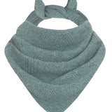 Cashmere Textured Triangle Scarf Soft Sea Green
