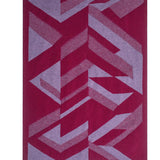 Baby Lambswool Geometric Blanket Gift Set Rosehip