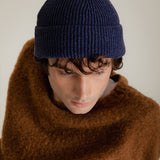 Lambswool Beanie Ink Navy