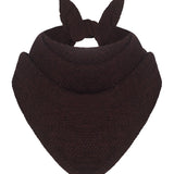 Lambswool Triangle Scarf Raisin Brown