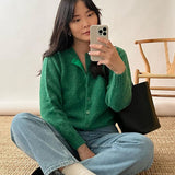 Lenzie Brushed Wool Cardigan Bright Green