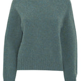 Leslie Brushed Wool Sweater Sea Green