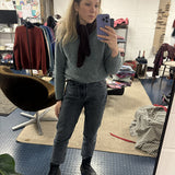 Leslie Brushed Wool Sweater Sea Green