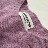 Leslie Brushed Wool Sweater Heather Pink
