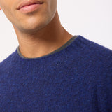Lunan Brushed Wool Sweater Navy Ink