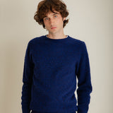 Lunan Brushed Wool Sweater Navy Ink