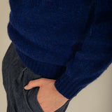 Lunan Brushed Wool Sweater Navy Ink