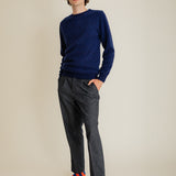 Lunan Brushed Wool Sweater Navy Ink