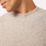 Lunan Brushed Wool Sweater Putty Melange