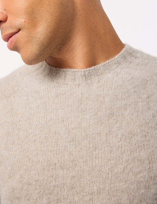 Laide Brushed Wool Sweater Vest Putty