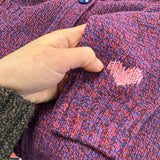 Alva Cardigan Lambswool Pink