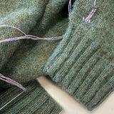 Lunan Brushed Wool Sweater Jade Green