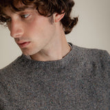 Nethan Wool Nep Sweater Grey