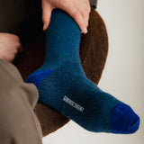 Samar Merino Wool Marl Sock Jade Marl