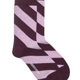 Serora Organic Cotton Stripe Socks Pink
