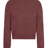 Soar Merino Wool Textured Stitch Sweater Rose
