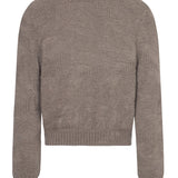 Soar Merino Wool Textured Stitch Sweater Fawn - Preorder