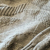 Soar Merino Wool Textured Stitch Sweater Fawn - Preorder