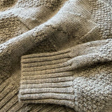 Soar Merino Wool Textured Stitch Sweater Fawn - Preorder
