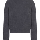 Soar Merino Wool Textured Stitch Sweater Grey - Preorder