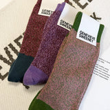 Sock Gift Set Merino Wool Cotton Pink Marl