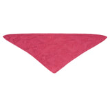 Merino Wool Triangle Scarf Bright Pink Genevieve Sweeney