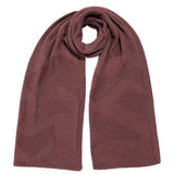 Textured Merino Wool Blanket Scarf Rose Pink Genevieve Sweeney