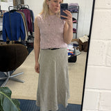 Ver Lambswool Silk Lace Knitted Vest Pink - Preorder