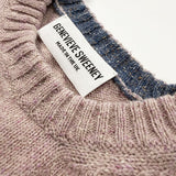 Ver Lambswool Silk Lace Sleeve Sweater Pink - Preorder