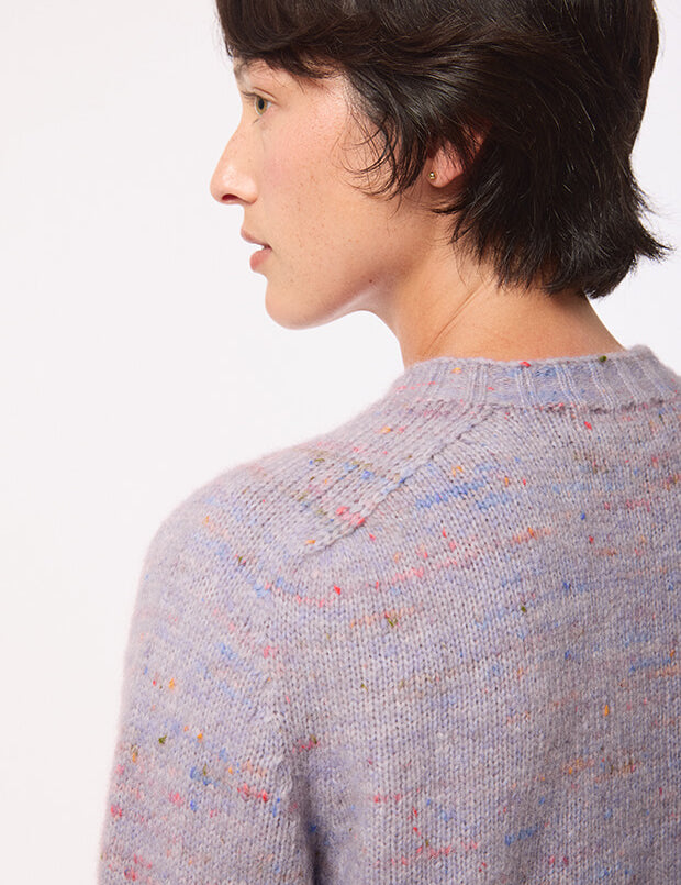 Willow Alpaca Merino Wool Sweater Lilac