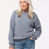 Willow Alpaca Merino Wool Sweater Blue