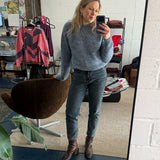 Willow Alpaca Merino Wool Sweater Blue