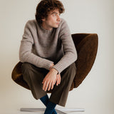Wylow Alpaca Merino Wool Sweater Natural