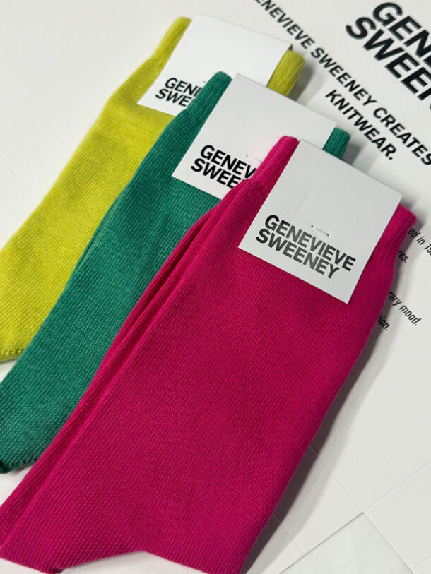 Organic Cotton Sock Gift Set Brights Genevieve Sweeney